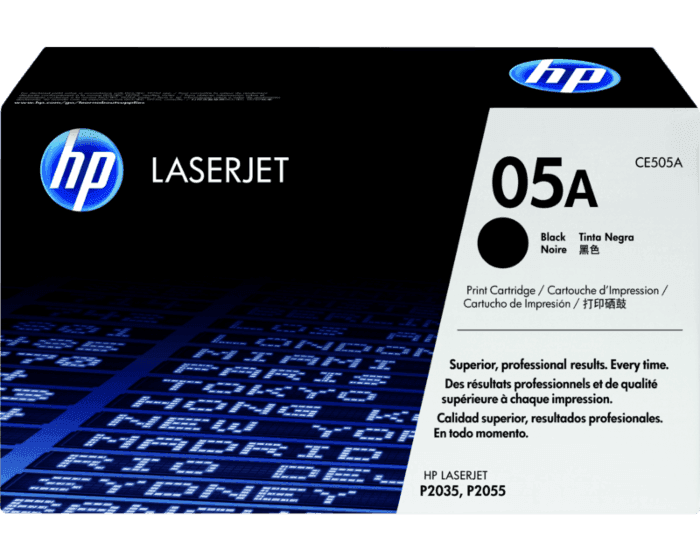 HP 05A Original LaserJet Toner Cartridge Black
