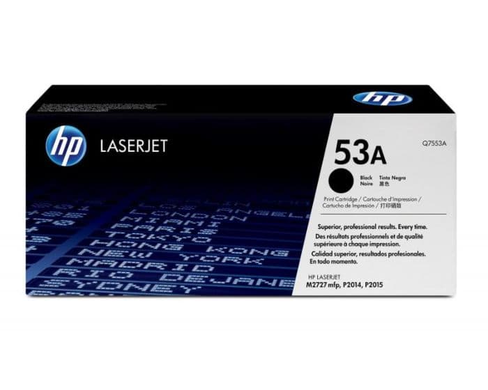 HP 53A Original LaserJet Toner Cartridge Black Q7553A