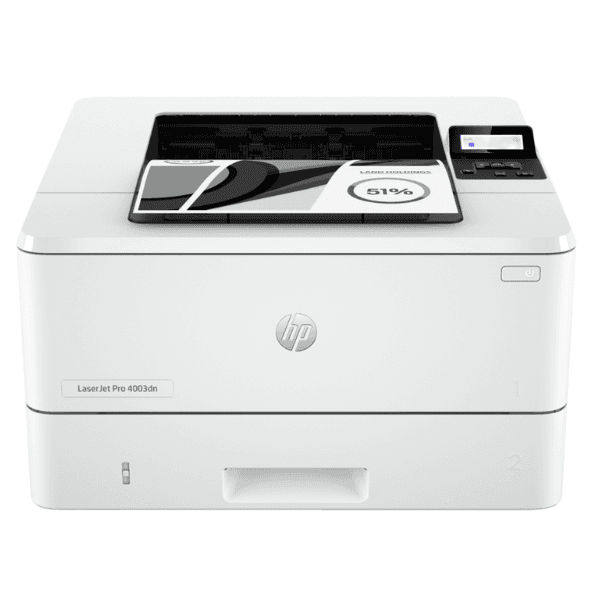 HP LaserJet Pro 4003dn Mono Laser Printer with Automatic Duplex & Network