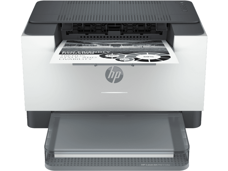 HP LaserJet Pro M211dw Wireless Monochrome Laser Printer - Fast Print Speed, Duplex Printing, Wi-Fi - White
