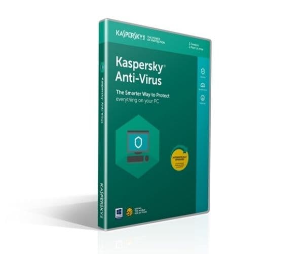 Kaspersky Antivirus 2019 3 User 1 Year Retail License