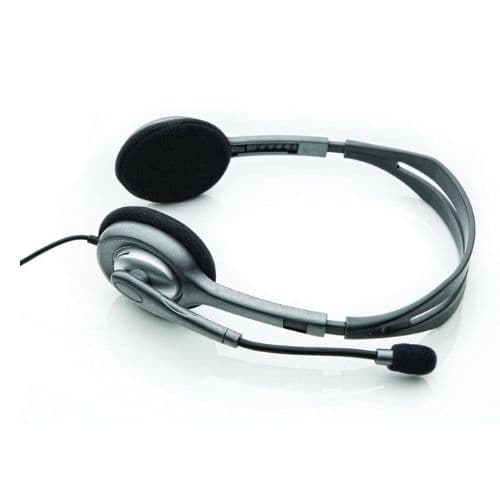 Logitech H110 Stereo Headset with Noise-Cancelling Microphone