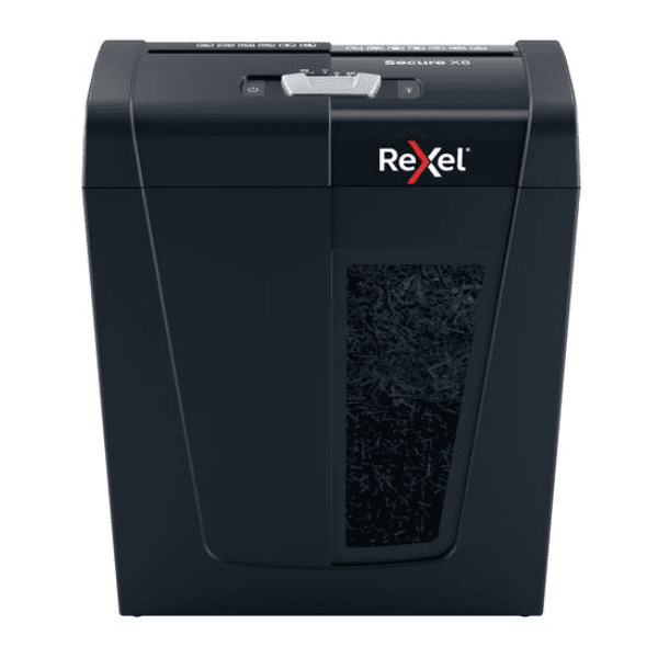 Rexel Secure X8 Cross Cut Paper Shredder (8 Sheet Capacity, P-4 Security) - Black