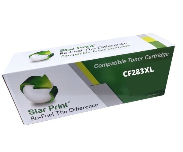 Star Print CF283XL High Yield Compatible Toner Cartridge for HP LaserJet Pro Printers
