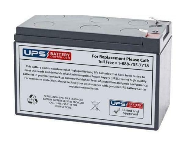 Gaston GT12-7 UPS Replacement Battery 12V 7Ah F1 Terminal