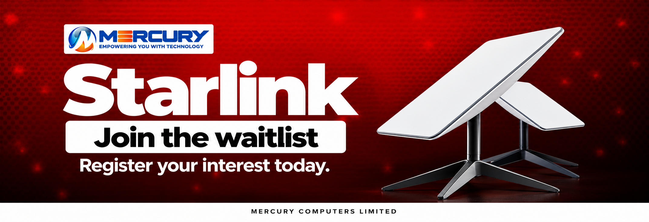 Starlink by Mercury Computers Limited. Join the waitlist — register your interest today.